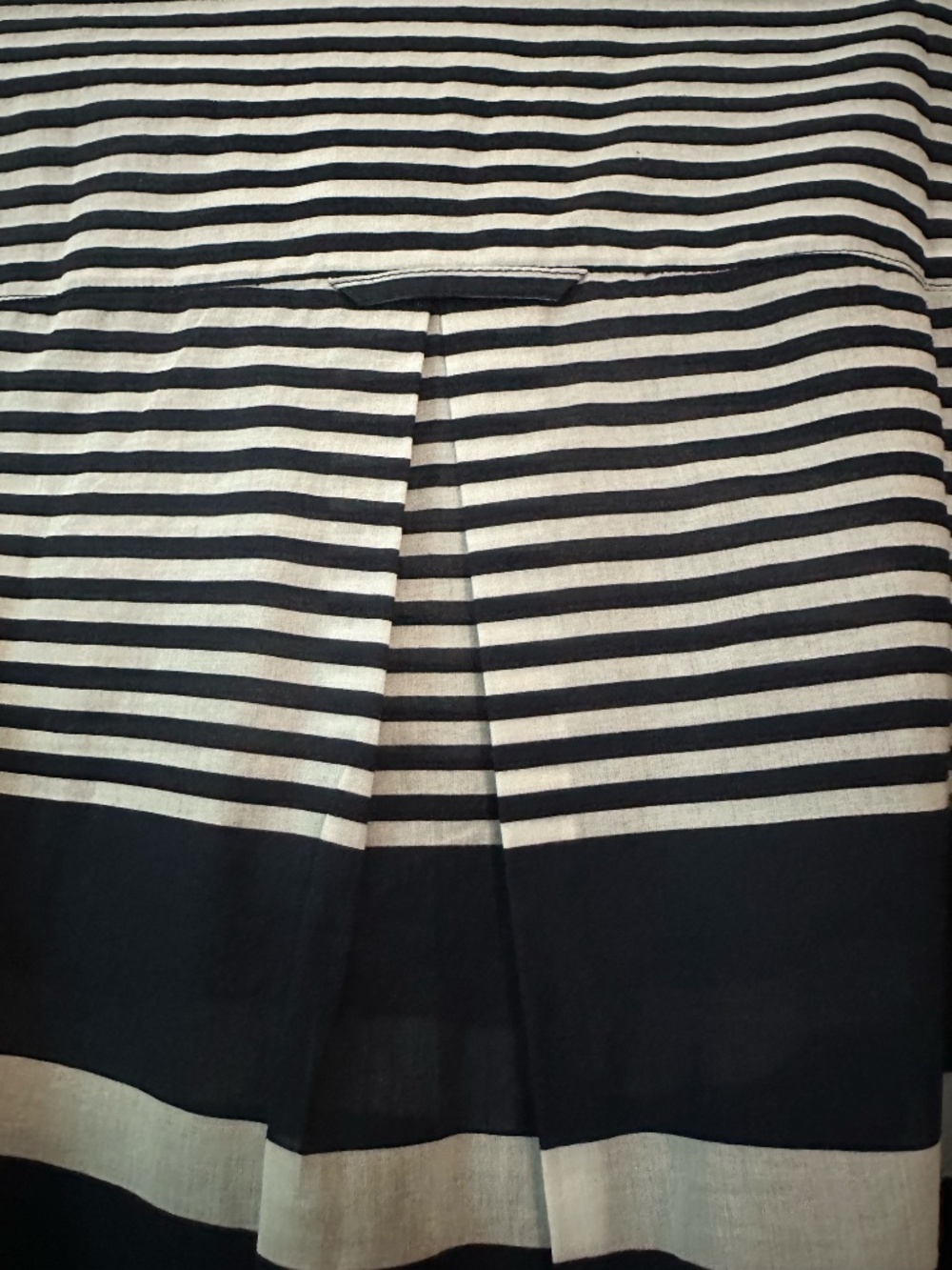 Tory Burch Brigitte Nautical Stripe Cotton Voile Cover Up Tunic NWT Small - Picture 9 of 10